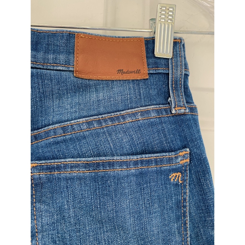 Madewell 10" High-Rise Skinny Jeans: Chewed-Hem Edition Size 26 - Picture 13 of 15
